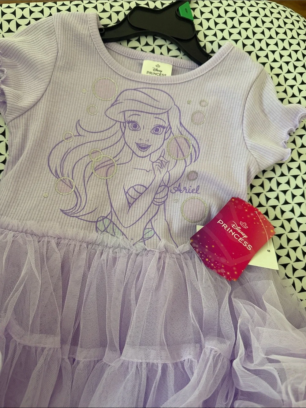 Disney Girls Lavender Tulle Princess Dress